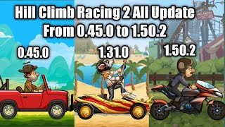 Hill Climb Racing 2 All Updates from 0.45.0 to 1.50.2  || Super Fast Hcr2 #fingersoft #hcr2