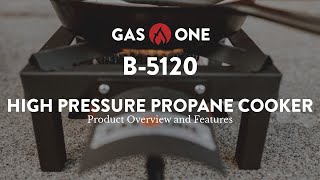 GasOne High Pressure Propane Cooker (Model No. B-5120)