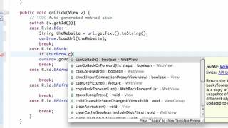Android Application Development Tutorial 090 WebView navigation methods