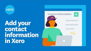 Add your contact information in Xero
