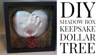 DIY Keepsake Shadow Box|Dollar Tree