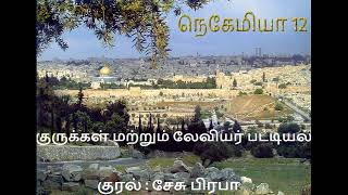 நெகேமியா 12/விவிலியம் அறிவோம்/BIBLE IN TAMIL/BOOK OF NEHEMIAH 12