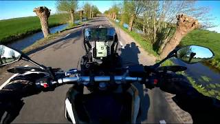 Yamaha Tenere 700 Akrapovic exhaust w/o db killer [GoPro - POV]