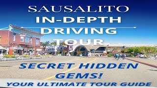 DRIVING TOUR  Sausalito CA  Beautiful Nature  Scenic Drive  Raw Footage