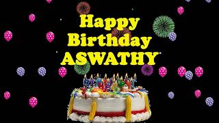 ASWATHY HAPPY BIRTHDAY TO YOU