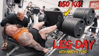 I LEG PRESSED 850KG AND BROKE MY RIBS!!