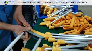 Manufacture Process Of Walking stick JL925L JIANLIAN HOMECARE PRODUCTS CO ,.LTD