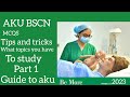 AKU BSCN TEST PREPARATION |MCQS TOPICS TO STUDY|HOW TO GET IN AKU| FIRST VIDEO BIOLOGY SECTION|