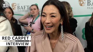 Michelle Yeoh BAFTAs 2023 Red Carpet Interview - Everything Everywhere All at Once