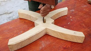 Extremely Ingenious And Creative Handmade Woodworking Plan // Unique Coffee Table For You