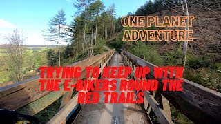 Llandegla  One Planet Adventure red mtb trail