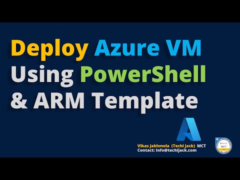 How to create an Azure virtual machine using PowerShell