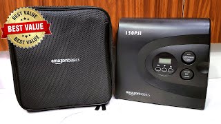 AmazonBasics Compact Portable Digital Tyre Inflator Unboxing And Review | Best Tyre Inflator