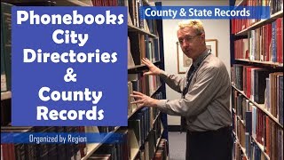 Phone Books, City Directories and County Records