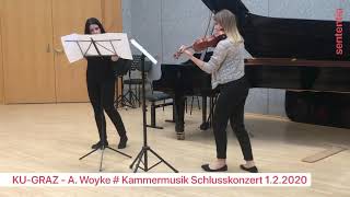 KUG-Kammermusik Schlusskonzert 1.2.2020