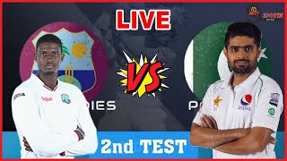 PAK vs WI 2ND TEST DAY 1 LIVE UPDATE || PAKISTAN vs WEST INDIES 2nd TEST TODAY MATCH LIVE UPDATE