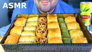 ASMR TURKISH BAKLAVA PARTY MUKBANG 먹방 (EATING SOUNDS) EATING SHOW NO TALKING