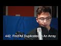 442. Find All Duplicates in an Array - Object Frequency Javascript solution