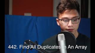 442. Find All Duplicates in an Array - Object Frequency Javascript solution