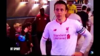 Liverpool's Dejan Lovren get pranked by cheeky West Ham mascot