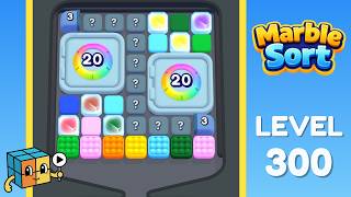 Marble Sort Level 300 (Very Hard) Walkthrough Solution