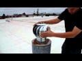 Roof Turbine Vent Installation