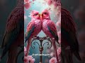 two lovebirds with striking pink plumage and elegat crests birds nature ai amazingshort