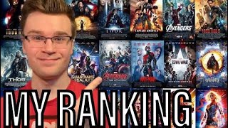 ALL 23 “Infinity Saga” Movies Ranked From Least To Favourite - MCU Ranking (Phase 1-3)