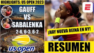 Coco Gauff vs Aryna Sabalenka | RESUMEN FINAL | US Open 2023