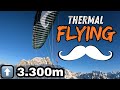 Can you fly THERMALS with a PARAKITE? 3 Flights with Flare Moustache 22 (Thermaling)