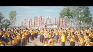 การซ้อมรำใหญ่ งานประเพณีวันพระสุนทรพิพิธ บุญคูณลาน ของดีอำเภอโกสุมพิสัย