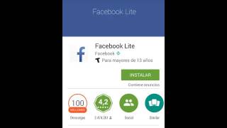 Cómo descargar Facebook Lite