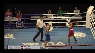 IBA Youth Men’s and Women’s World Boxing 2024 : Koussay Dallagi (TUN) VS Amantur Dzhumaev (KGZ)