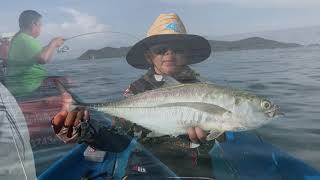 Micro jigging กะมงแก้มบาง กลางอ่าว โคตรมันส์