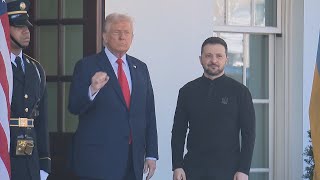 President Trump welcomes Ukrainian President Zelenskyy to the White House