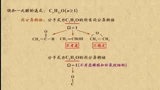 17醛的结构特征和同分异构体   烃的衍生物（1）高中化学