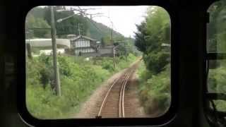 【2014年9月7日 iPadで撮影】吾妻線 岩島・川原湯温泉駅間 旧線の樽沢トンネル