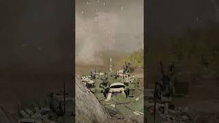 A military tank destroys the enemy at a distance of 500 meters #warthunder #ww3 #cinematic #tanks