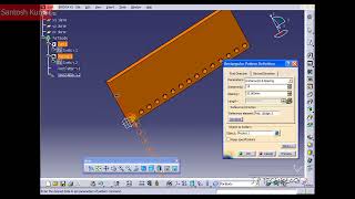 CATIA v5 | DASSAULT SYSTEMES | Walkthrough Part - 71 | RECTANGULAR PATTERN