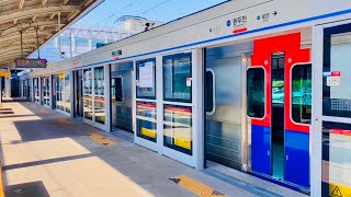 1호선 동두천역의 전동차들 / Dongducheon station trains