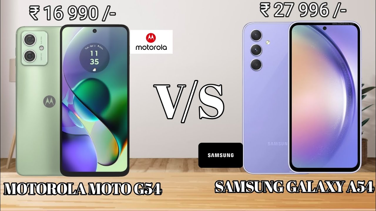 MOTOROLA MOTO G54 VS SAMSUNG GALAXY A54 - YouTube