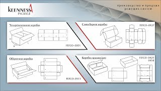 Резка самосборной коробки по программе keenness package