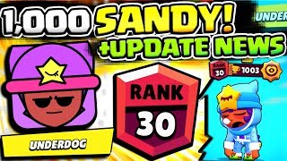 BREAKING UPDATE INFO! \u0026 1000 LEGENDARY SANDY PUSH IN SHOWDOWN! RANK 30 SANDY!!