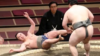 館内騒然！ 行司の表情が…200キロ超の巨漢力士が降ってきた “あわや”の瞬間「あれを被弾したら」ファン驚きwuddhhrh