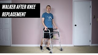 Using a Walker After Knee Replacement