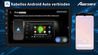 AWESAFE XT autoradio How to connect Android Auto