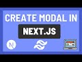 How to create Modal in Next js?