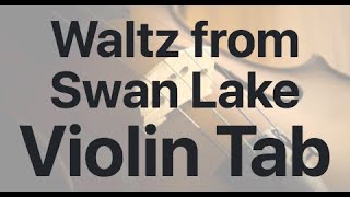 Learn Waltz from Swan Lake on Violin - How to Play Tutorial