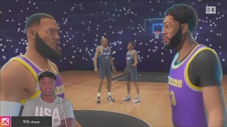 BRON and AD VS PENNY and SHAQ! reaction