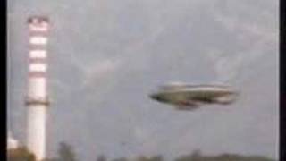 UFO over a river in italy